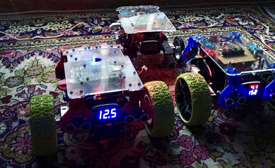 Multi-agent robot cars senior design project
